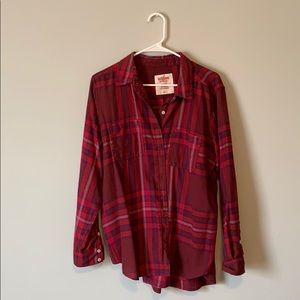 Large oversized flannel